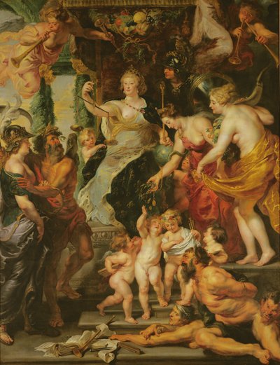 La Félicité de la Régence, 1621-25 - Peter Paul Rubens